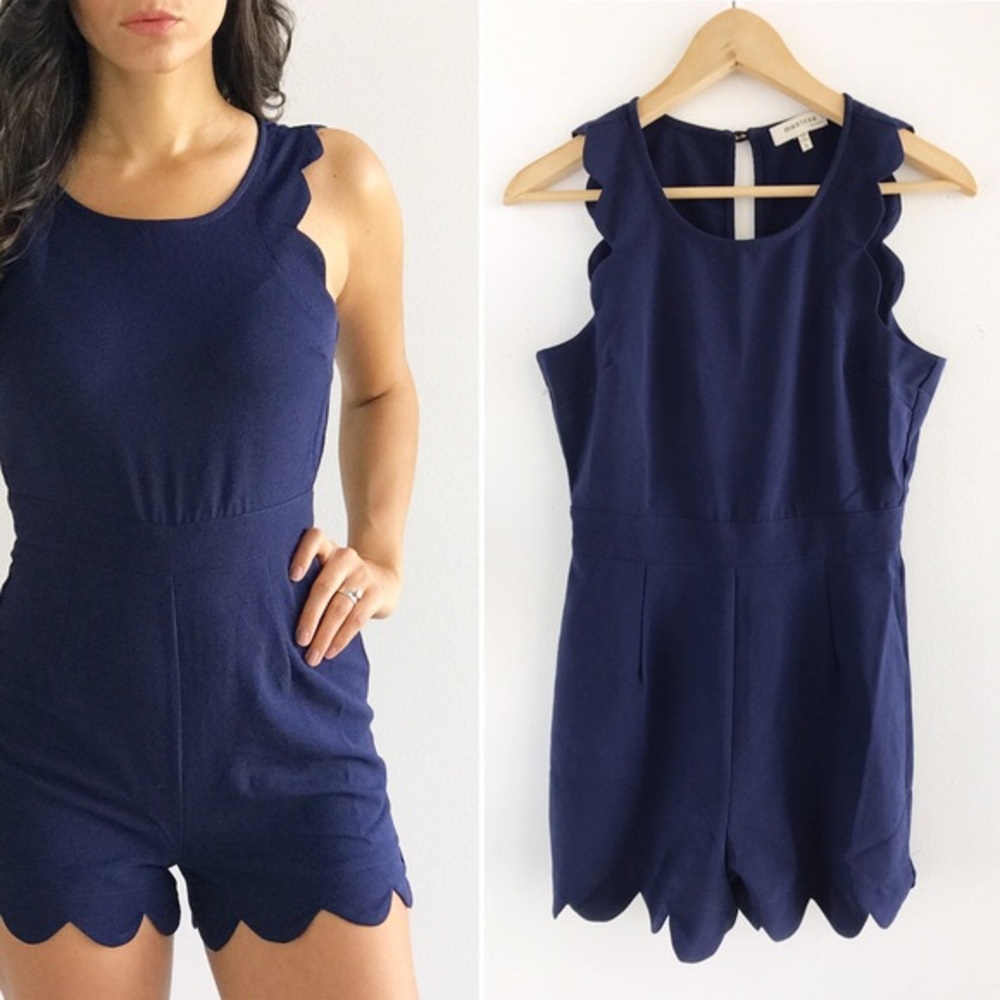 Blue romper
